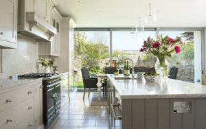 residential kitchen with quality painted doors