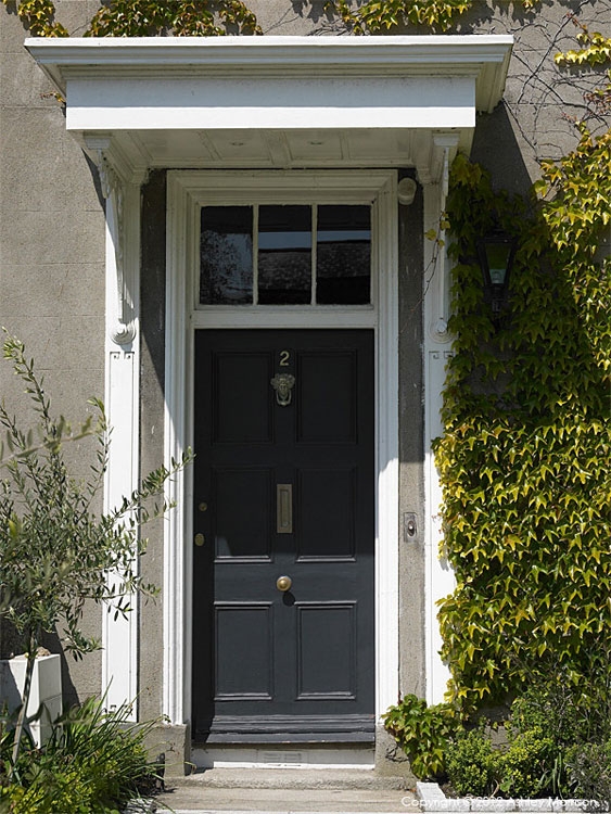 Front door painted