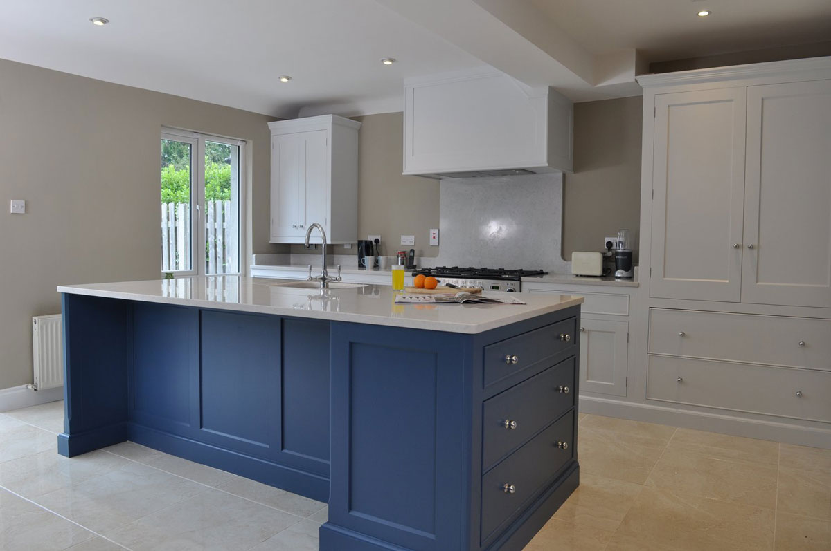 Bespoke hand painted kitchen